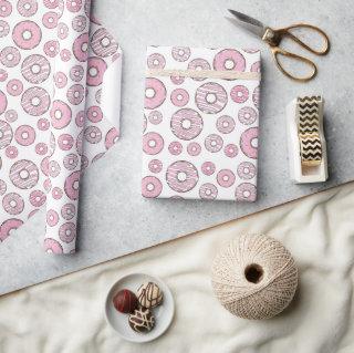 Pattern Of Donuts, Pink Donuts, Sprinkles