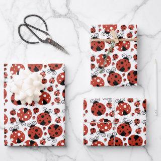 Pattern Of Ladybugs, Cute Ladybugs, Red Ladybugs  Sheets