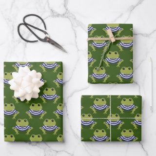 Pattern Retro Swimsuit Frog Animal  Sheets