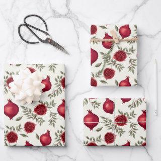 Pattern with pomegranate  sheets