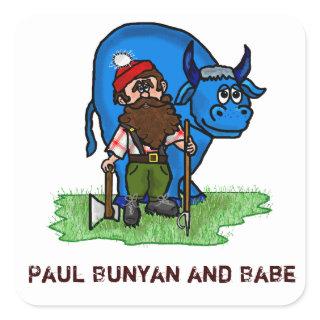 Paul Bunyan Stickers or Name Tags