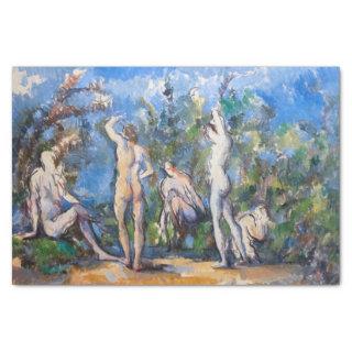 Paul Cezanne - Five Bathers Tissue Paper
