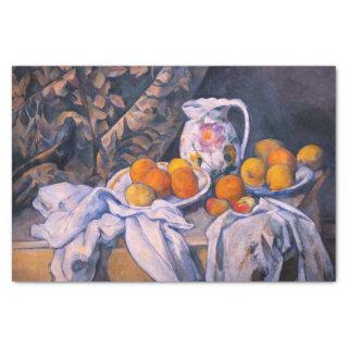 Paul Cezanne - Still Life with a Curtain Tissue Paper
