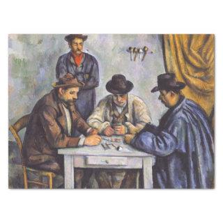 Paul Cezanne - The Card Players Tissue Paper