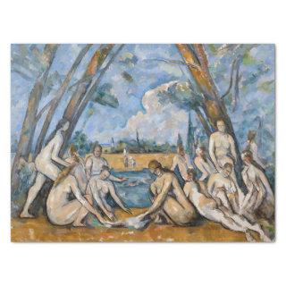 Paul Cezanne - The Large Bathers Tissue Paper