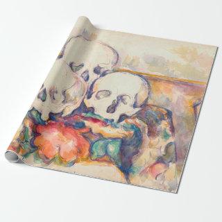 Paul Cezanne - The Three Skull Watercolor