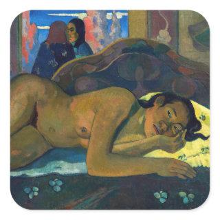 Paul Gauguin - Nevermore / O Taiti Square Sticker