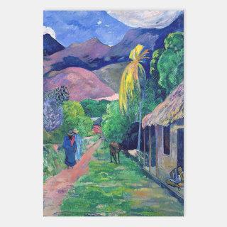 Paul Gauguin - Street in Tahiti  Sheets