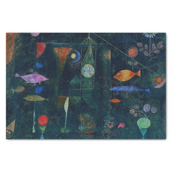 Paul Klee Fish Magic Abstract Painting Graphic Art Tissue Paper