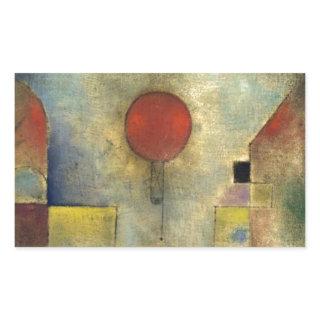 Paul Klee Red Balloon Rectangular Sticker