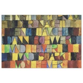 PAUL KLEE'S ABSTRACT ALPHABET TISSUE PAPER