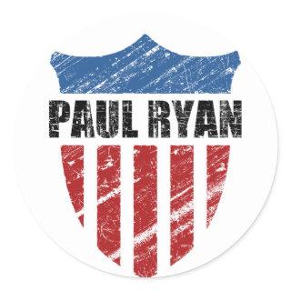 Paul Ryan Classic Round Sticker