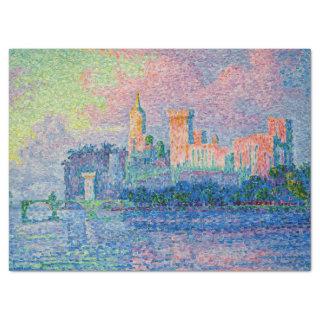 Paul Signac - The Papal Palace, Avignon Tissue Paper