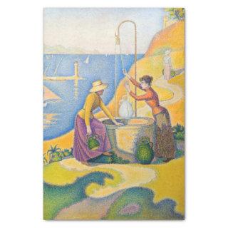 Paul Signac - Women at the Well Tissue Paper