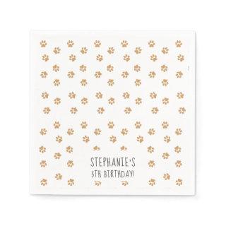 Paw Prints Napkins