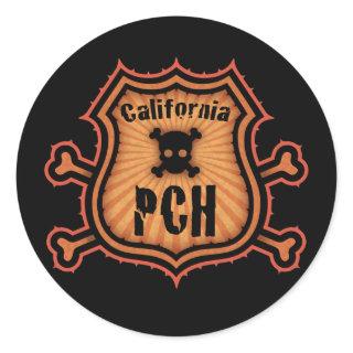 PCH and Crossbones Classic Round Sticker