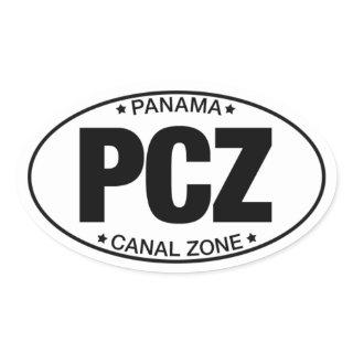 PCZ – Panama Canal Zone Sticker