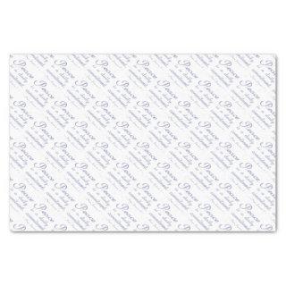 Peace Is A Daily Commitment Quote Tissue Paper