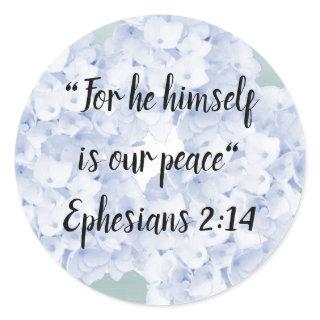 Peace Jesus is our Peace  Round Sticker
