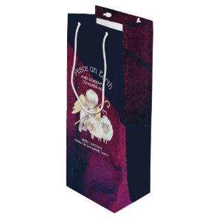 Peace on Earth and Goodwill Toward All Shepherd Wine Gift Bag