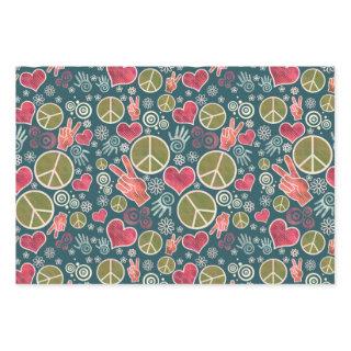 Peace Symbol Hipster Pacifism Sign Design  Sheets