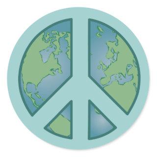 Peaceful Earth Sticker