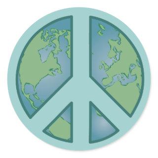 Peaceful Earth Sticker