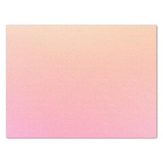 Peach and pink gradient tissue paper