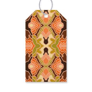 Peach Fuzz Boho Shabby Chic Geometric Abstract Art Gift Tags