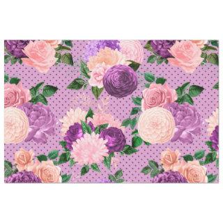 Peach, Pink and Lavender Series Design 2 Tissue Paper