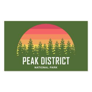 Peak District National Park Rectangular Sticker