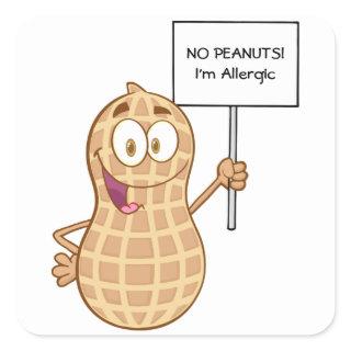 Peanut Allergy (customizable) Sticker