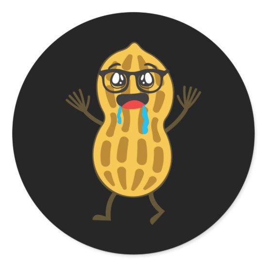 Peanut Classic Round Sticker