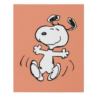 Peanuts | A Snoopy Happy Dance Faux Canvas Print