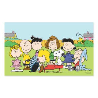 Peanuts | Charlie Brown and Gang Rectangular Sticker
