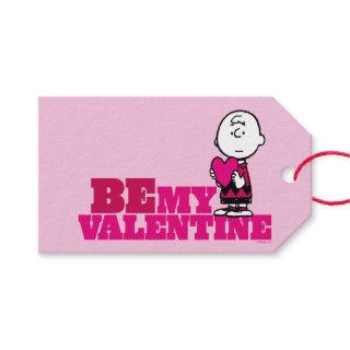 Peanuts | Charlie Brown Be My Valentine Gift Tags