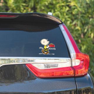 Peanuts | Charlie Brown with Snoopy's Dish Sticker