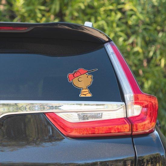 Peanuts | Franklin Baseball Cap Sticker