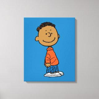 Peanuts | Franklin Smile Canvas Print
