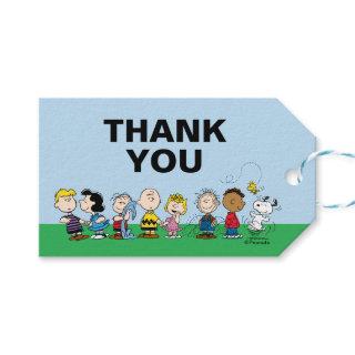 Peanuts Gang Group Lineup Gift Tags