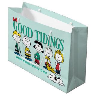Peanuts | Holiday Good Tidings Large Gift Bag