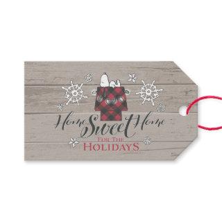 Peanuts | Home Sweet Home for the Holidays Gift Tags