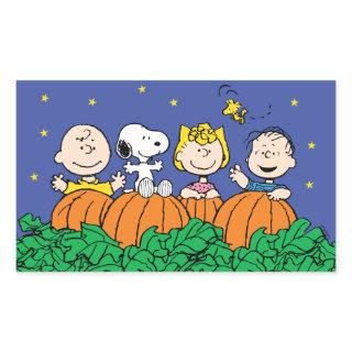 Peanuts | It's The Great Pumpkin Charlie Brown Rectangular Sticker