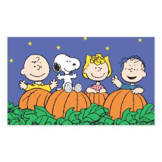 Peanuts | It's The Great Pumpkin Charlie Brown Rectangular Sticker