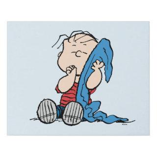 Peanuts | Linus & His Blanket Faux Canvas Print