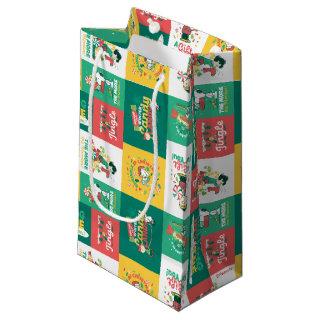 Peanuts Peppermint Dreams | Holiday Pattern Small Gift Bag