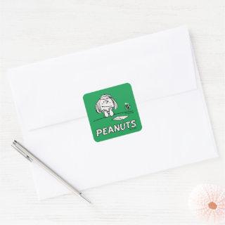 Peanuts | Peppermint Patty Thoughts Square Sticker