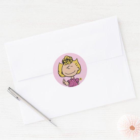 Peanuts | Sally Super Smile Classic Round Sticker