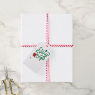 Peanuts | Shiny and Bright Christmas Gift Tags
