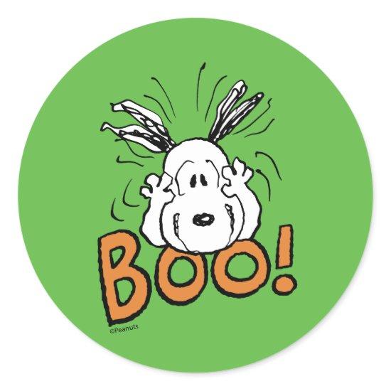 Peanuts | Snoopy Boo Classic Round Sticker